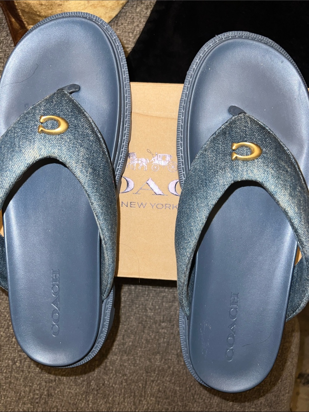 Coach denim shoes